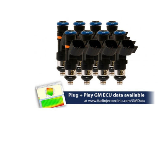 650CC (72 LBS/HR AT OE 58 PSI FUEL PRESSURE) FIC FUEL INJECTOR CLINIC INJECTOR SET FOR 4.8/5.3/6.0 TRUCK MOTORS ('99-'06) (HIGH-Z)